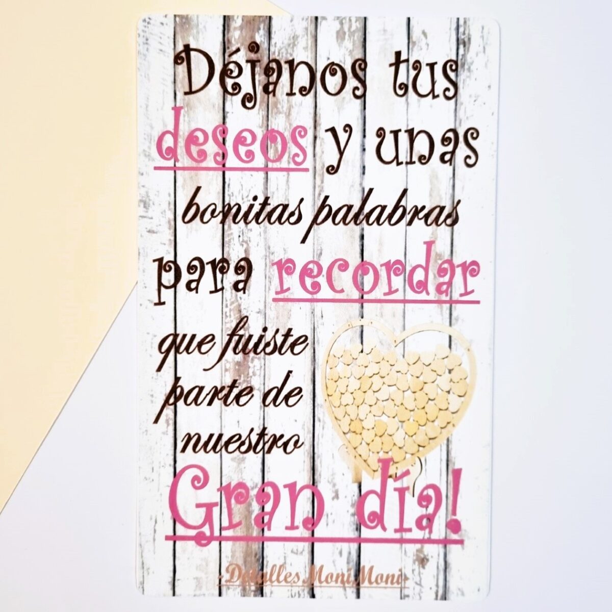 cartel palabras bonitas