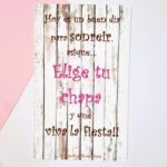 Cartel elige tu chapa