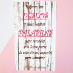 cartel bonitas palabras
