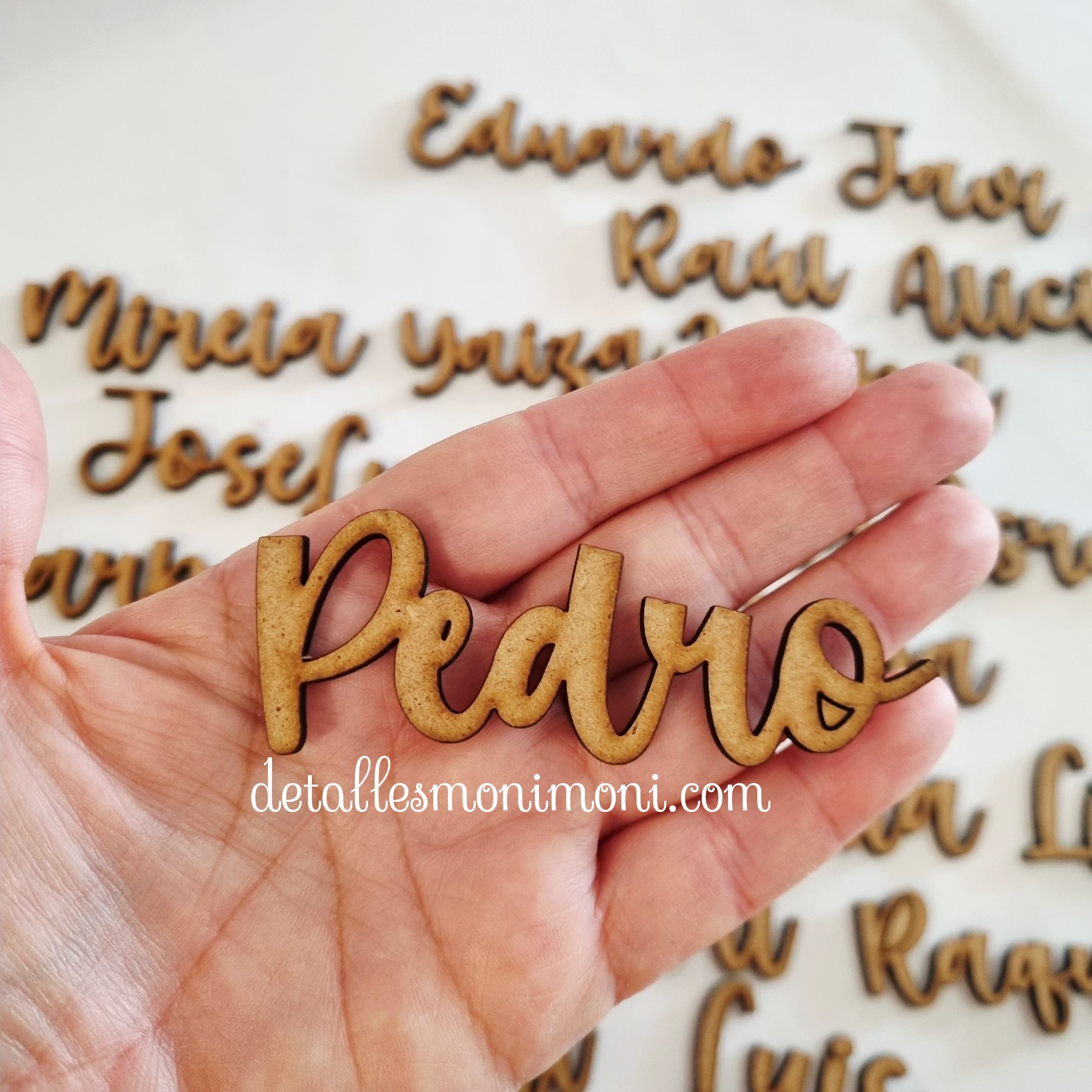 Marcasitios Boda Baratos Personalizados en Madera