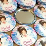 Espejo niña comunión pelo rizado