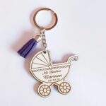 LLavero madera carrito personalizado