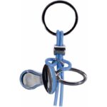 Llavero en forma de chupete azul con cajita