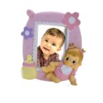 Portafotos bebé pechito rosa