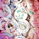 chapas para comunión unicornio