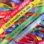 Frases graciosas Comunión - Pulseras tela