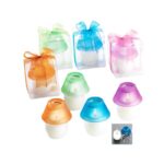 Vela quinqué cristal con caja