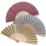 detalle boda abanico brillantina