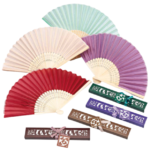 Abanico con estuche love detalle boda