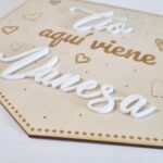 cartel para niños boda
