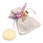 Bolsa rústica topos con jabón