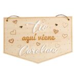 Cartel Aqui viene la novia personalizado