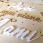 cartel madera pajes boda