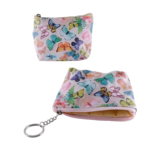 Monedero mariposas con llavero