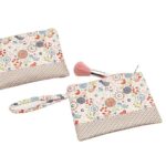 Neceser modelo pajaritos y flores