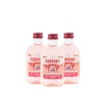 Pack de 12 miniaturas de ginebra Gordon´s Pink