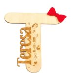 Inicial madera personalizada