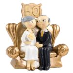 Figura para tartas de Bodas de Oro