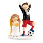 Figura boda novio futbolista