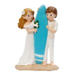 figura tarta novios surf