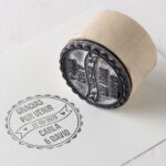 Sello personalizado banderola gracias por venir