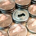 Abrebotellas con imán con foto Bautizo