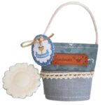 Bolsito azul con jabón