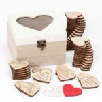 caja firmas con corazones