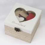 caja corazones firmas