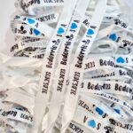 Bodorrio Top corazón azul Pulseras tela