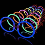 Gafas luminosas hippie