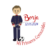 Etiquetas para regalos Comunión niño