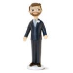 Figura tarta novio barba