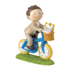 Figura para tarta Comunión de Niño en Bicicleta