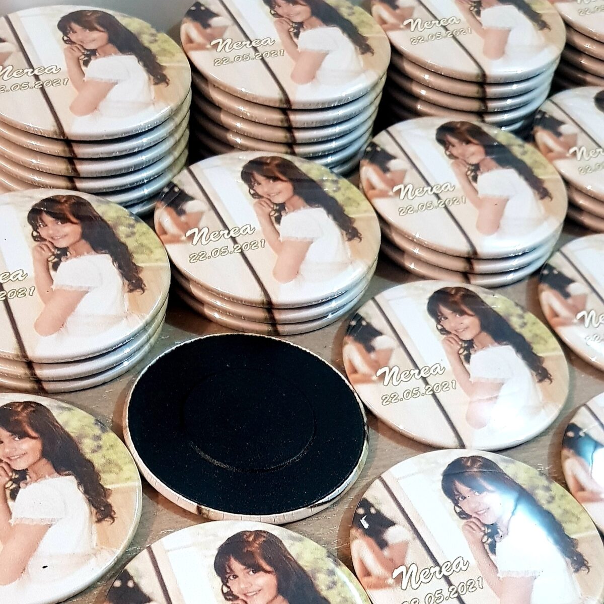 chapas Imanes personalizado con foto