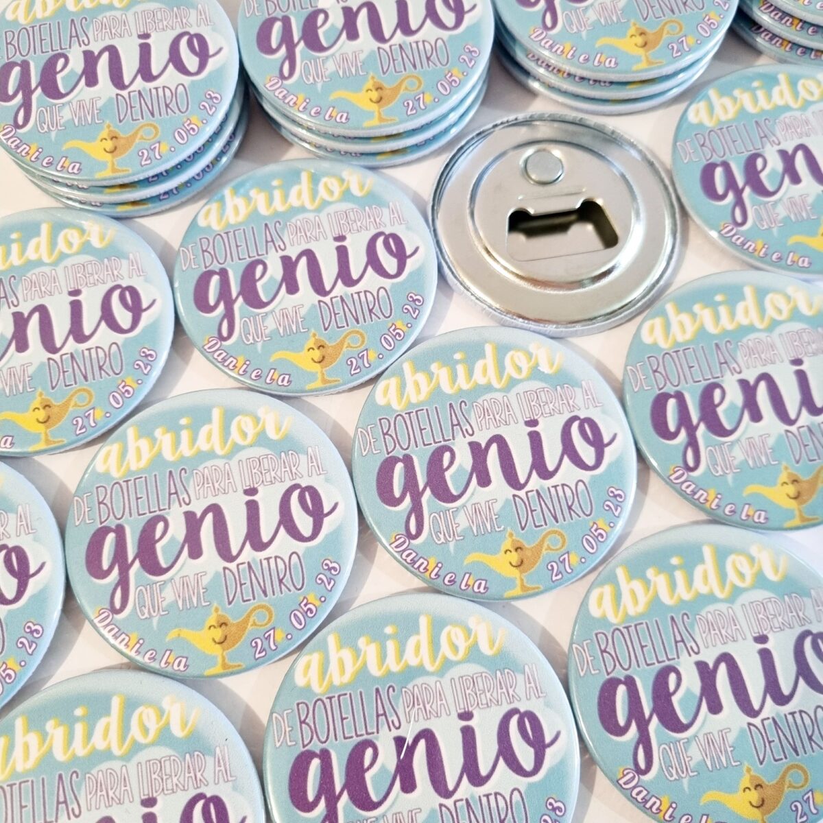 Abrebotellas con imán genio