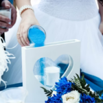 Ritual de arena boda corazón