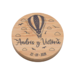 Espejo Madera Globo Personalizado