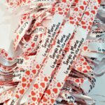pulseras tela corazones baratas