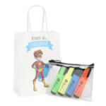 Estuche rotuladores fluorescentes para niños