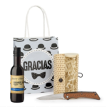 detalles para bodas Pack botella vino con navaja en caja bambú