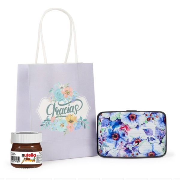 pack tarjetero y nutella