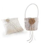 Conjunto Cesta arras y cojín luna