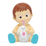 Figura para tarta bebé con conejito azul