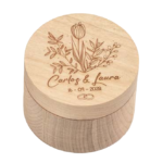 caja madera porta alianzas personalizada