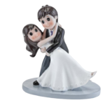Figura tarta novios bailando