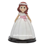 Muñeca comunión tarta fajín