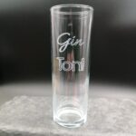 Vaso tubo personalizado
