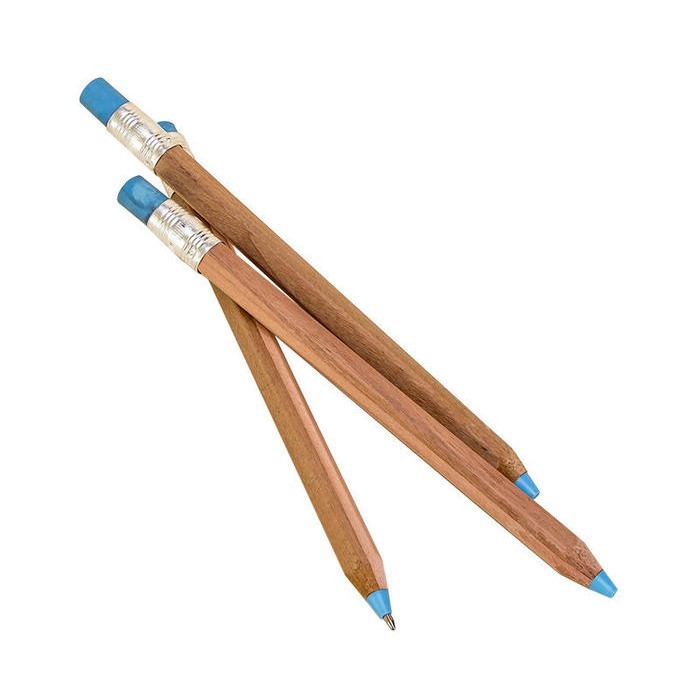 Bolígrafos originales en forma de lápiz - Detalles Moni Moni