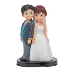 Figura tarta novios atados